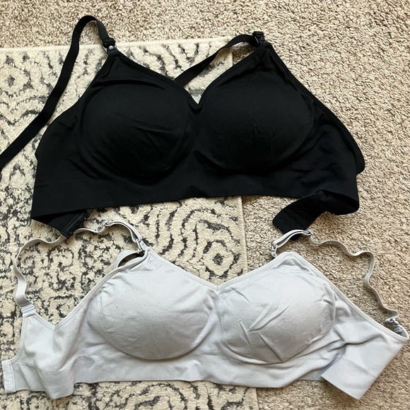 Auden Other - Auden Black and Gray Nursing Bras